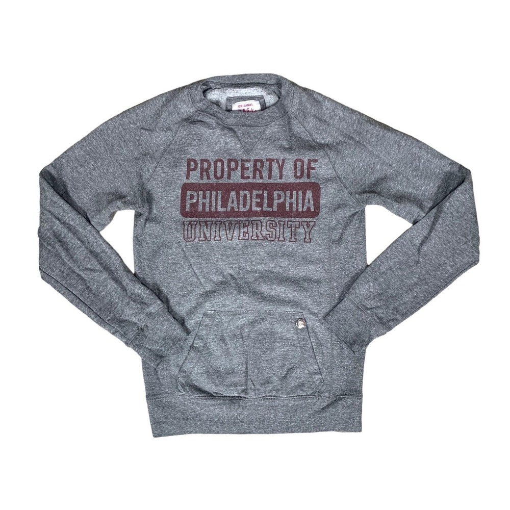 Original League Property of‎ Philadelphia University Womens Sweatshirt Sz Medium